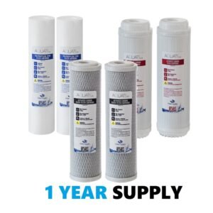 1 Year Supply Replacement Pre Water Filters For Reverse Osmosis Systems