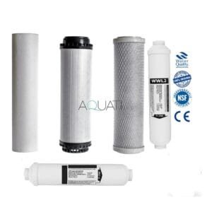 6 Stage Reverse Osmosis Mineral Drinking Water Filtration System Replacement Set Without Membrane