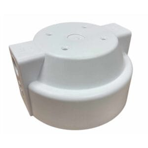 Standard white cap for Aquati 10" filter housing ¼” ports